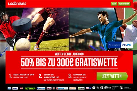 Ladbrokes Wettbonus .